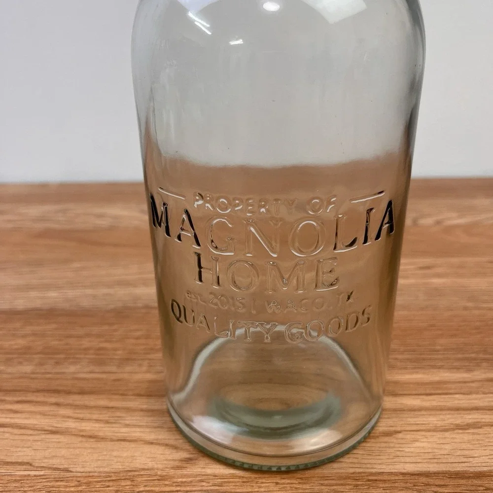 Magnolia Home Joanna Gaines Decorative Seltzer Bottle Clear 12.5